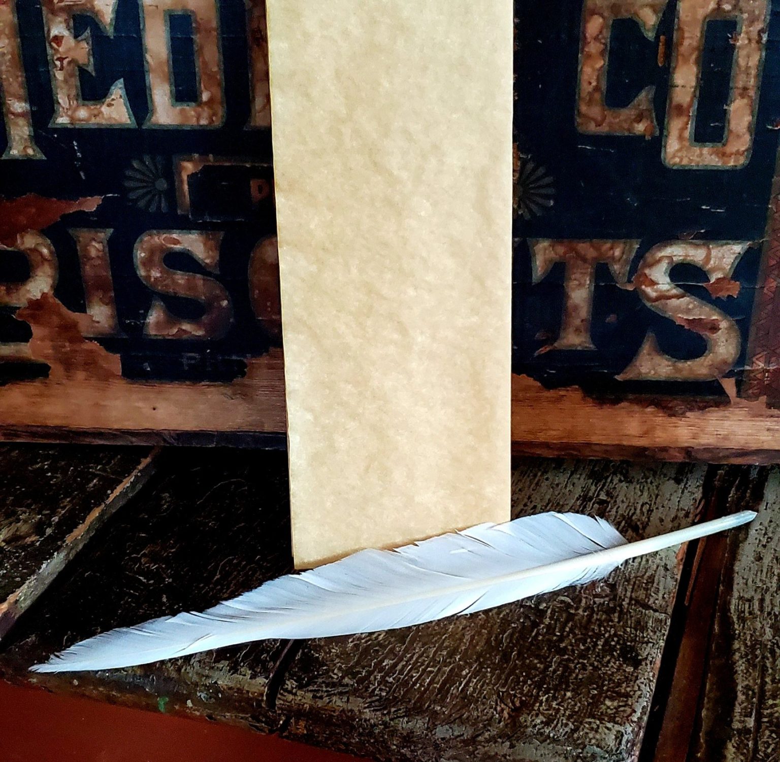 Parchment Paper with Quill The Historic Village at Allaire
